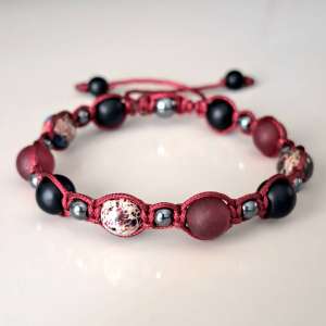 Pulsera Fuerza Carmesí